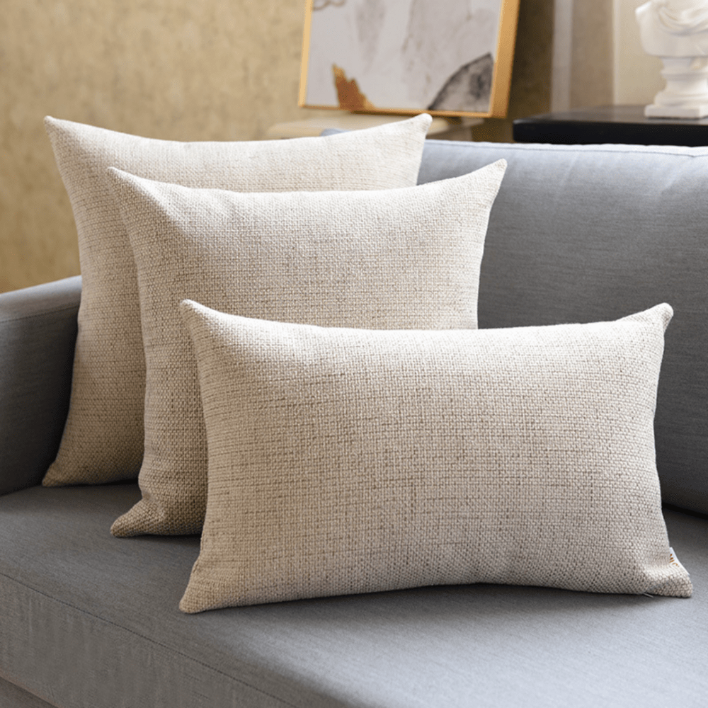 Arla Laundered Linen Throw Pillows