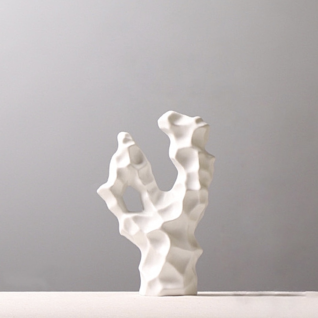 White Coral Stone Sculptures 3