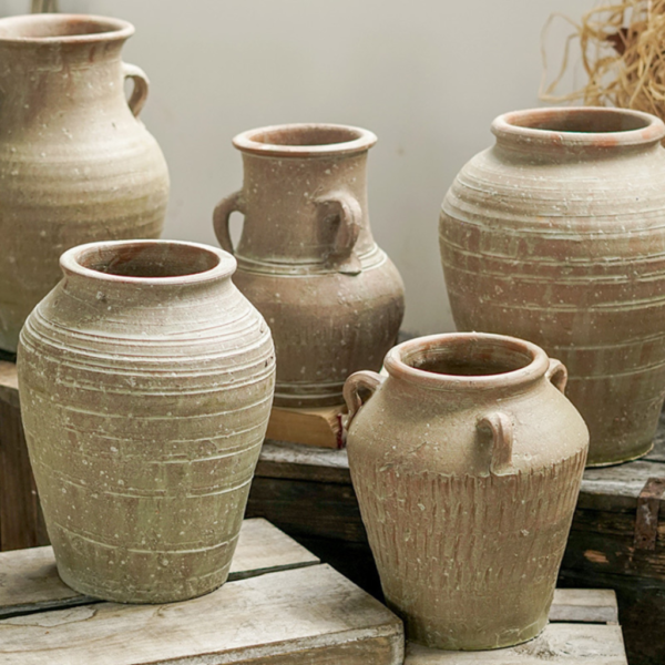 Turkish Terracotta Vases